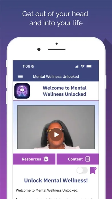 Screenshot di Mental Wellness Unlocked