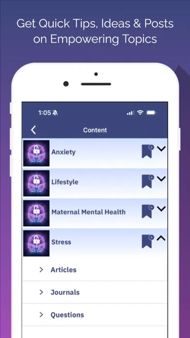 Screenshot di Mental Wellness Unlocked