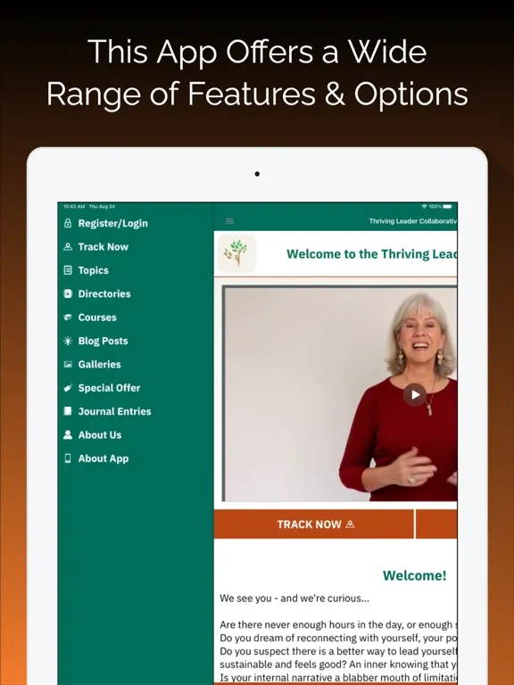 Capturas de tela do Thriving Leader Collaborative iPad 
