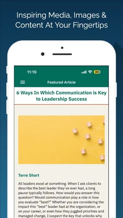Capturas de tela do Thriving Leader Collaborative