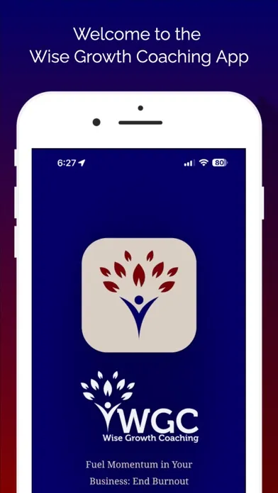 Capturas de tela do Wise Growth Coaching