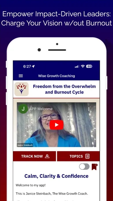 Capturas de tela do Wise Growth Coaching