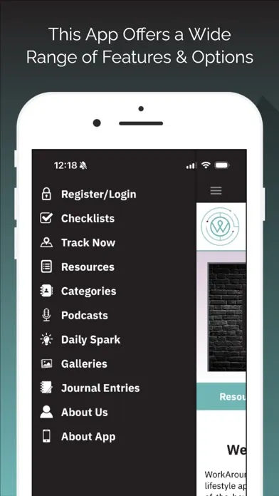 WorkAround App スクリーンショット