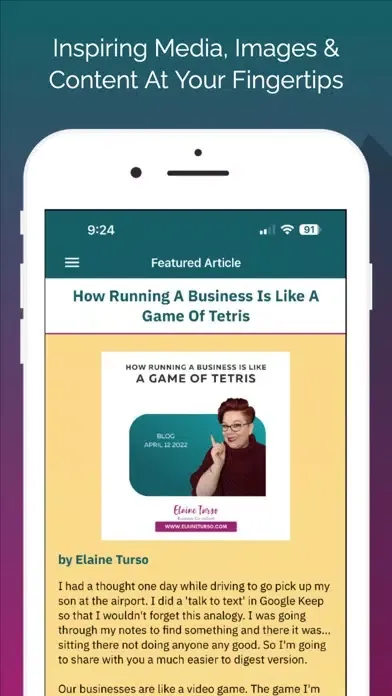 Zrzuty ekranu Elevate Biz