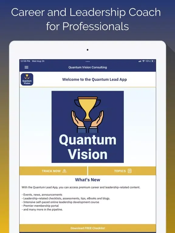 Quantum Vision Consulting iPad  سکرین شاٹس