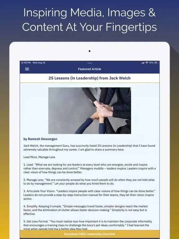 Quantum Vision Consulting iPad  سکرین شاٹس