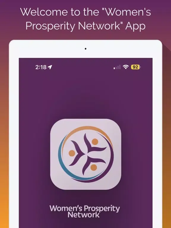 Women's Prosperity Network WPN iPad  Ekran Görüntüleri