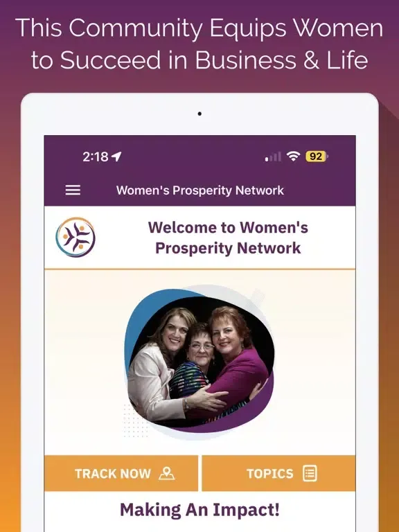Women's Prosperity Network WPN iPad  Ekran Görüntüleri