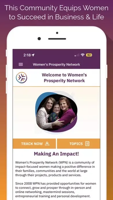 Women's Prosperity Network WPN Ekran Görüntüleri