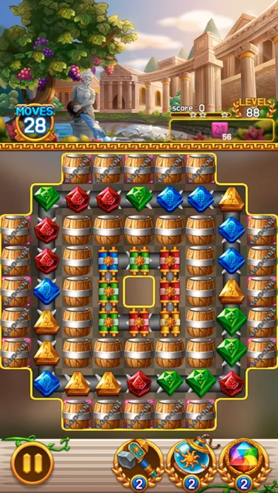 Скриншоты Jewel Athena: Match3 Puzzle