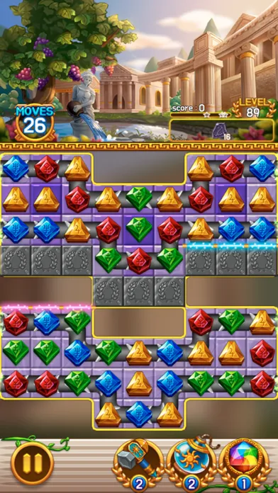 Скриншоты Jewel Athena: Match3 Puzzle