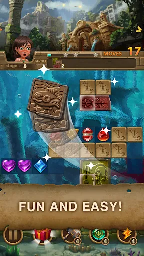 Jewels Atlantis: Puzzle game स्क्रीनशॉट