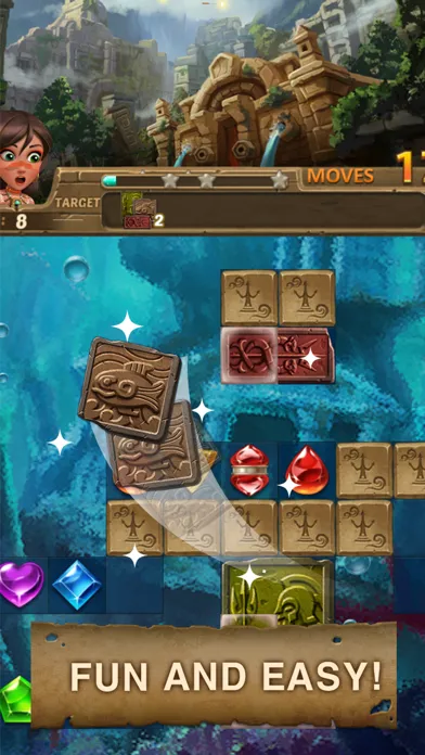 تصاویر Jewels Atlantis: Puzzle game