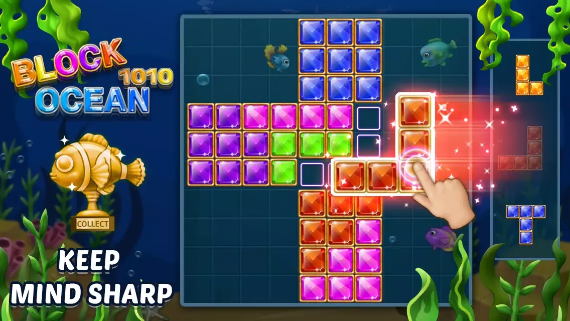 Block Ocean Puzzle 1010 : GOAT应用截图
