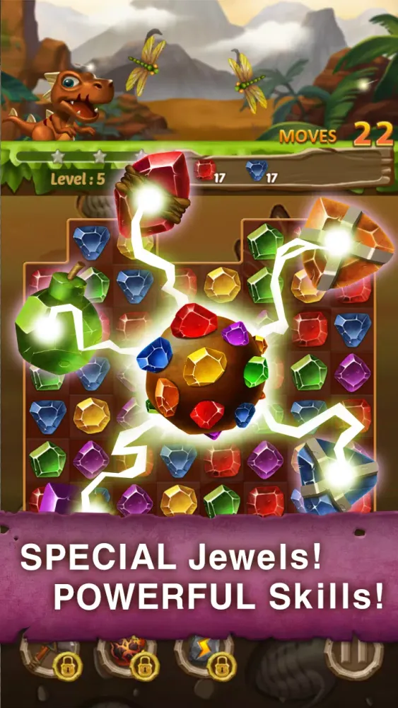 Jewels Dino Age Screenshots