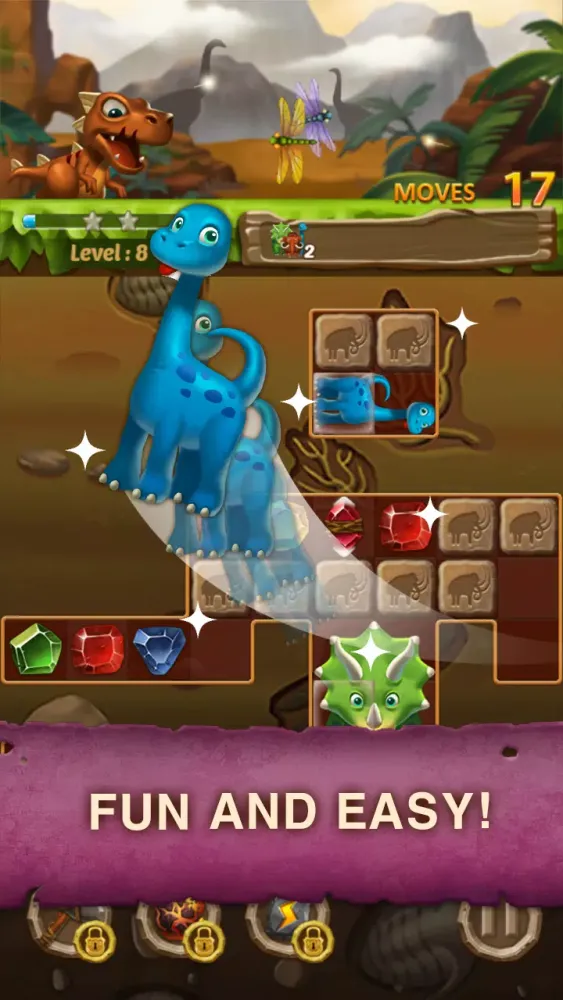 Jewels Dino Age Screenshots