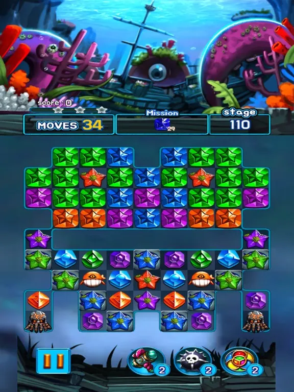 صور Jewel Kraken: Match3 puzzle iPad 