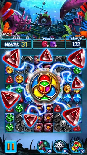 Jewel Kraken: Match 3 Blast Ekran Görüntüleri