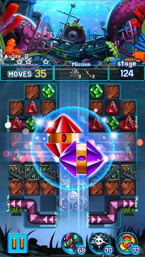 Jewel Kraken: Match 3 Blast Ekran Görüntüleri