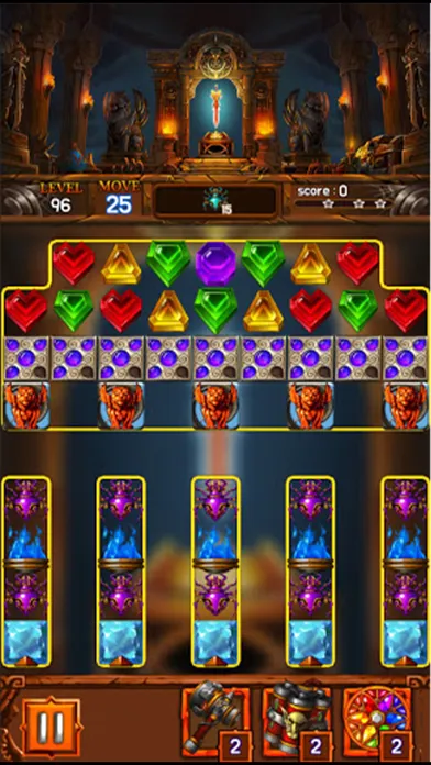 Скриншоты Jewel Sword: Match3 puzzle