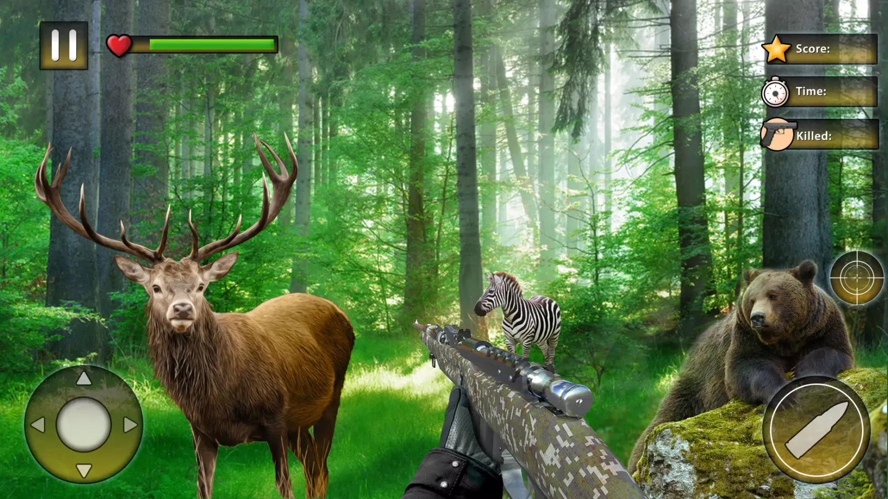 Tangkapan layar Wild Animal Hunting Games