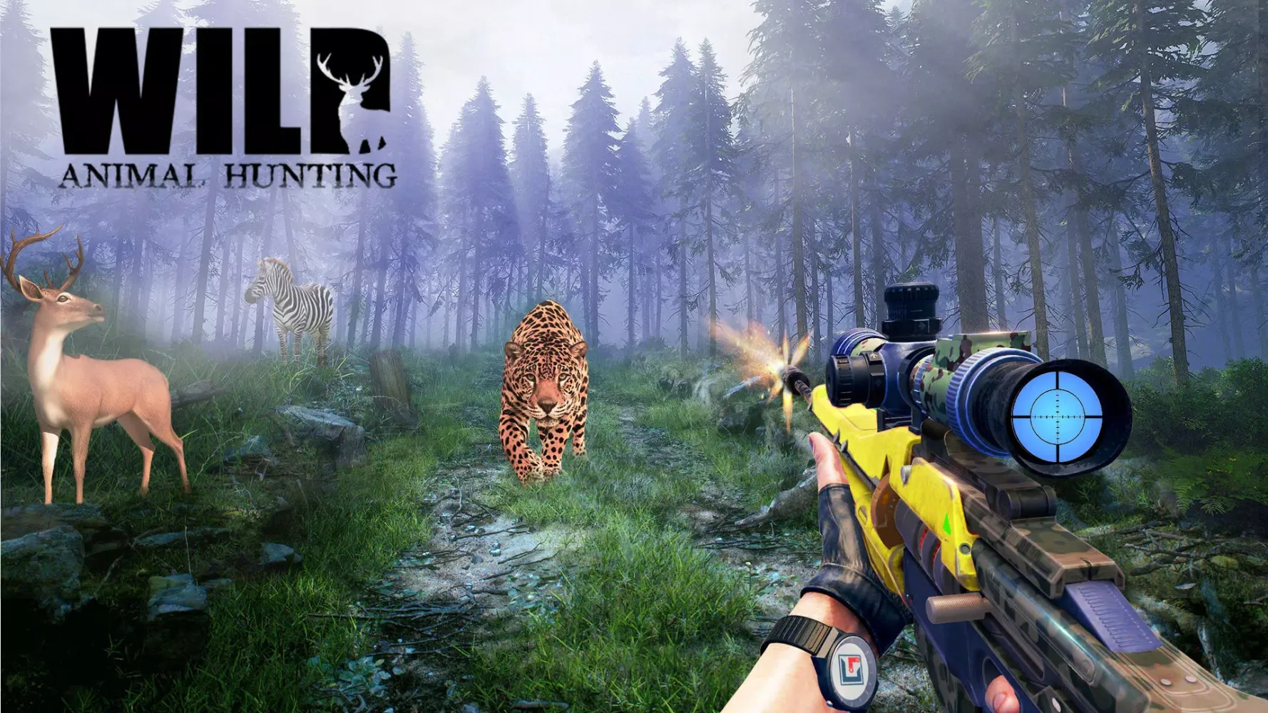 Tangkapan layar Wild Animal Hunting Games