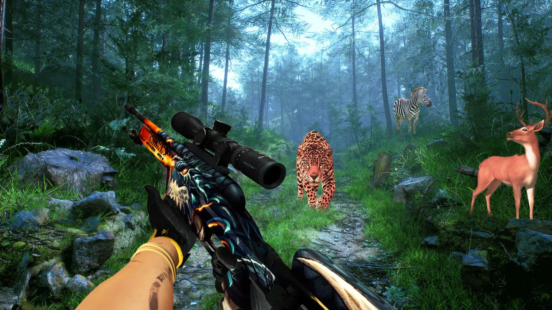 Tangkapan layar Wild Animal Hunting Games
