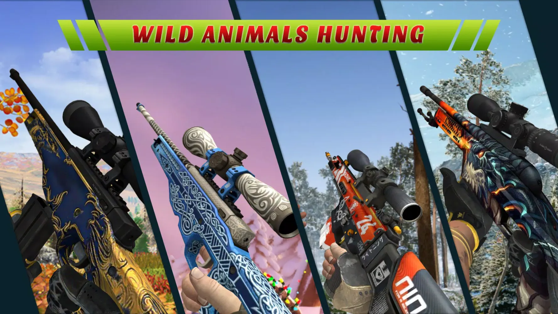 Tangkapan layar Wild Animal Hunting Games