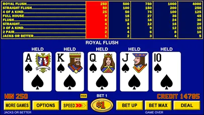 ภาพหน้าจอของ Video Poker ™ - Classic Games