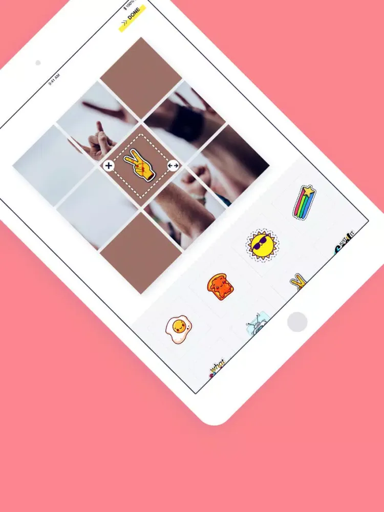 Zrzuty ekranu Get Magic Likes Grids for Pics iPad 