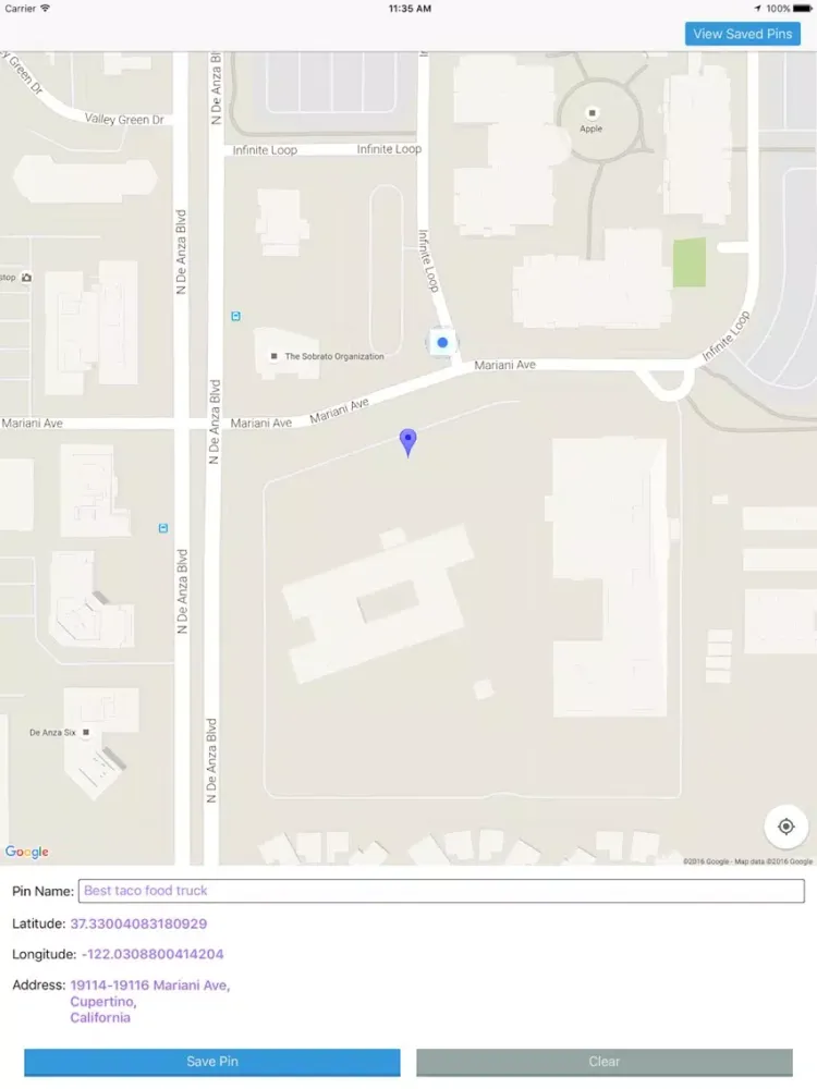 Capturas de tela do My Favourite Pins: A collection of all your favourite/important locations on a map!! iPad 