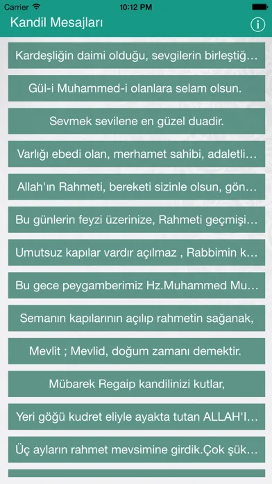 Capturas de pantalla de Kandil Mesajları
