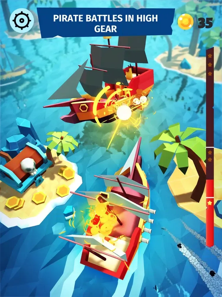 Captures d'écran de Pirate Sea Kings: Ship Voyage iPad 