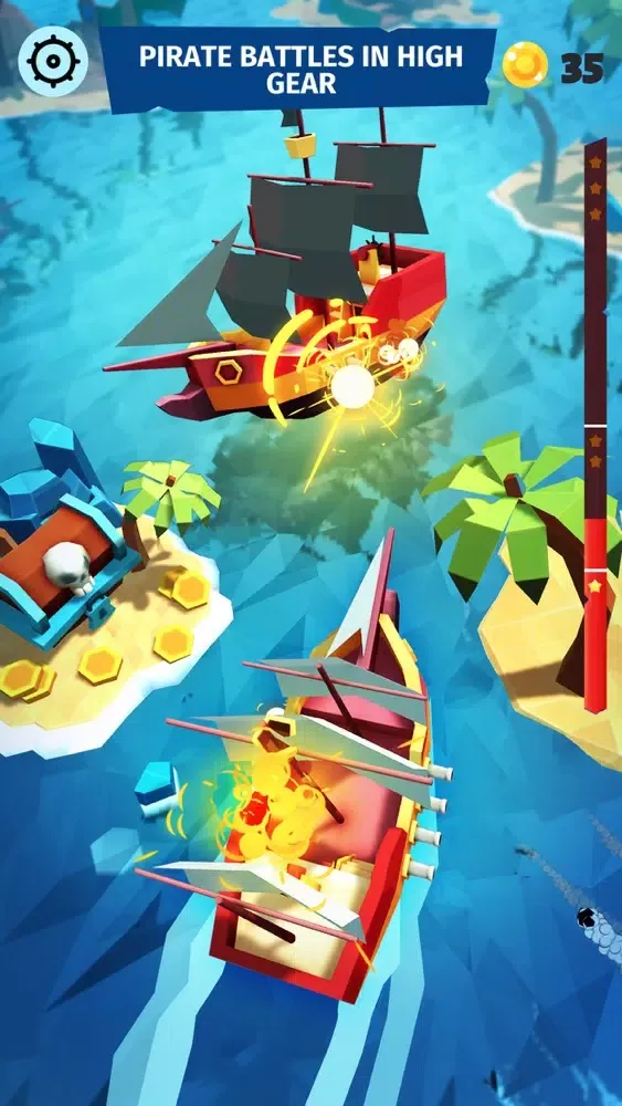 Captures d'écran de Pirate Sea Kings: Ship Voyage