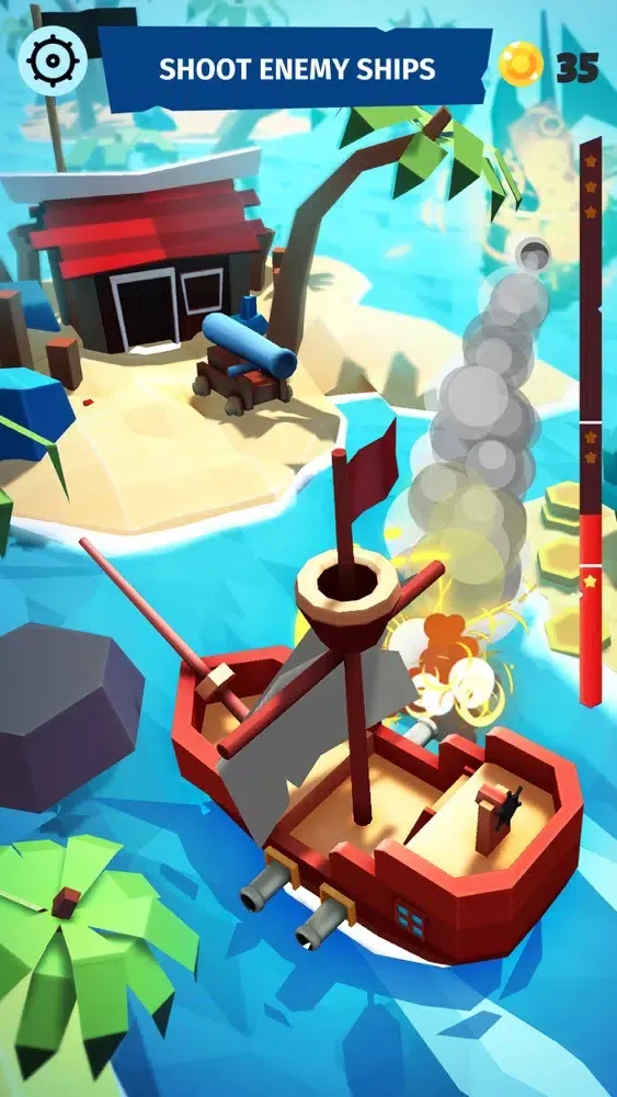Captures d'écran de Pirate Sea Kings: Ship Voyage