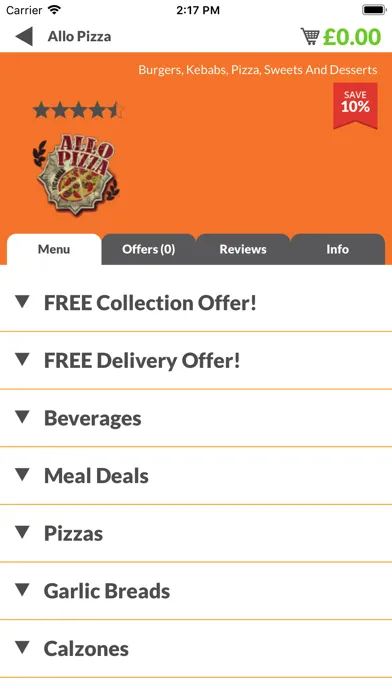 Allo Pizza應用截圖