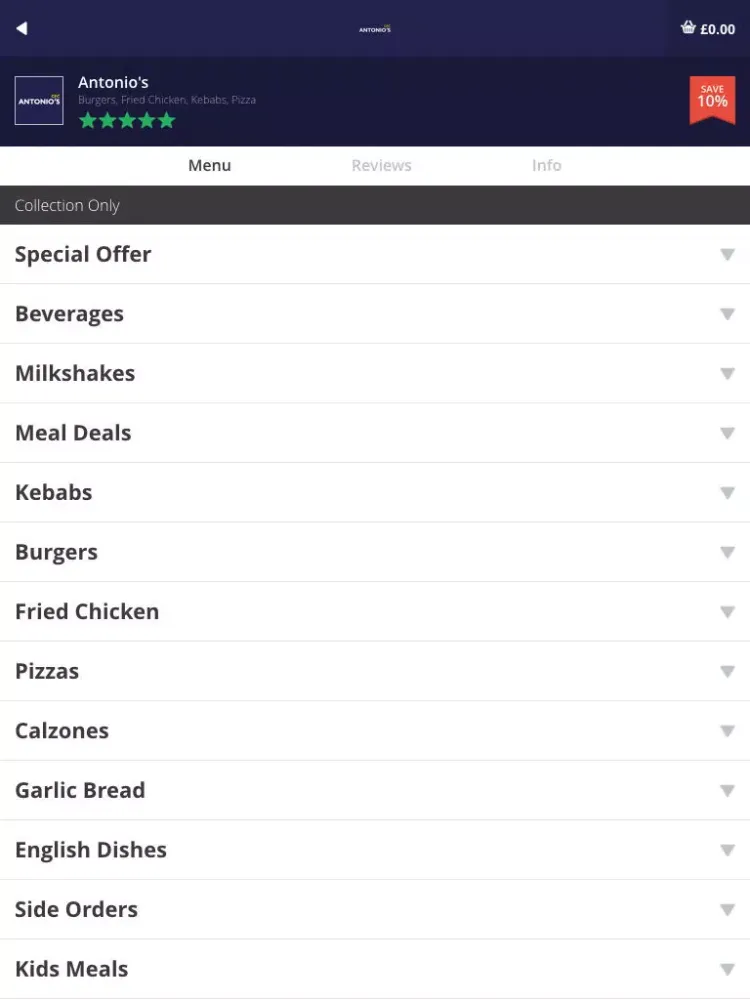 Antonios iPad 应用截图