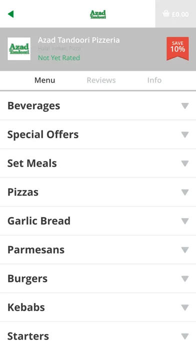 Capturas de pantalla de Azad Tandoori