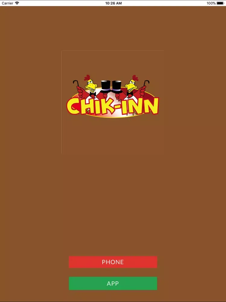 Chik-Inn iPad  Screenshots