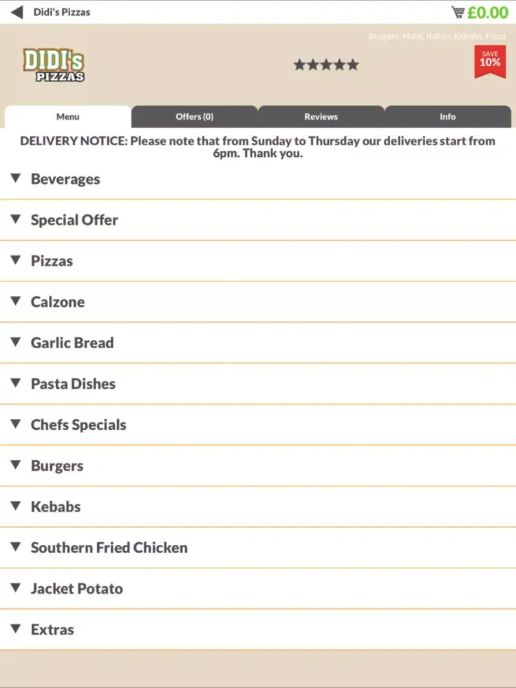 Didi's Pizza iPad 應用截圖