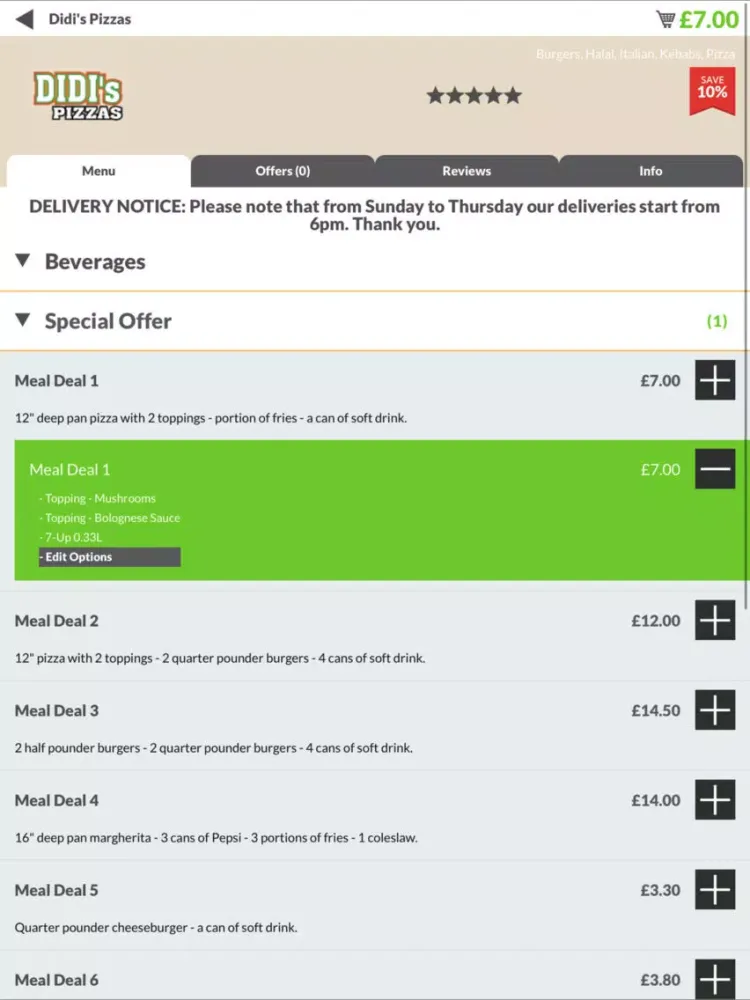 Didi's Pizza iPad 應用截圖