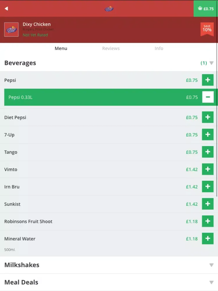 Dixy Chicken TS18 iPad  স্ক্রিনশট