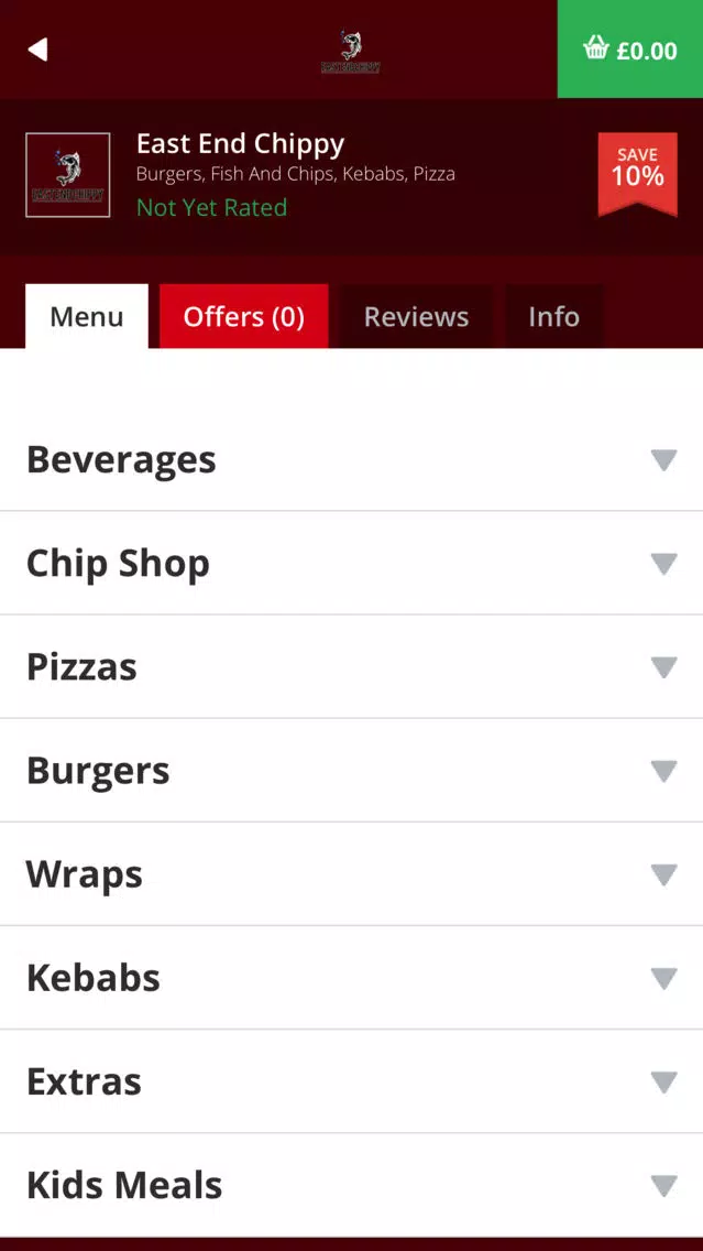 Ảnh chụp màn hình của East End Chippy