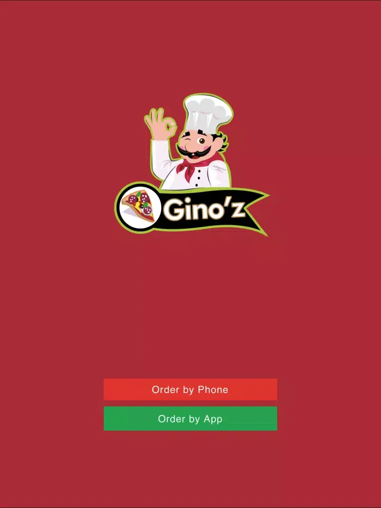 Tangkapan skrin Gino'z iPad 