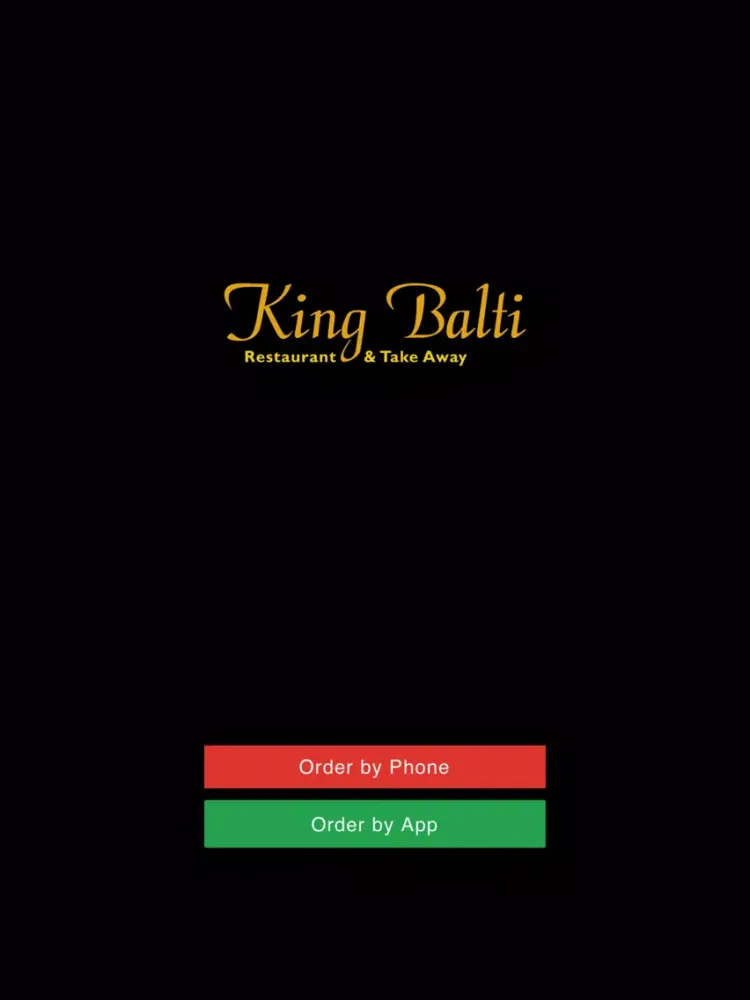 Tangkapan layar King Balti iPad 