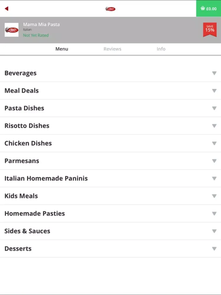 تصاویر Mama Mia Pasta iPad 
