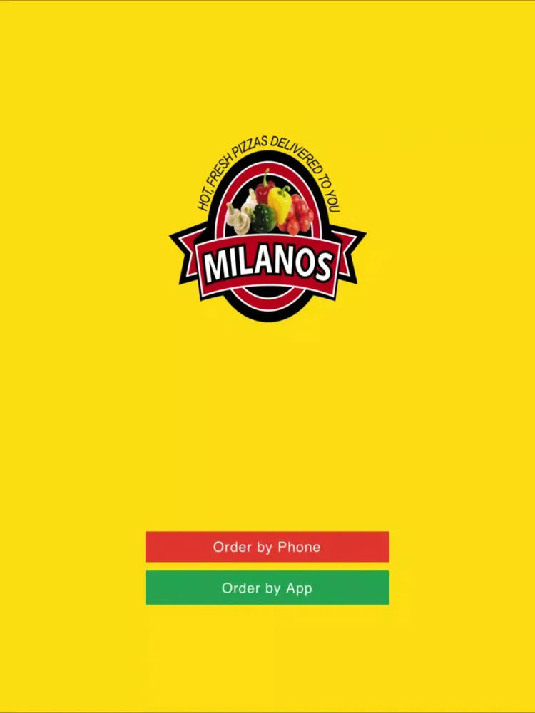 Milanos Pizza Shawarma iPad  스크린샷
