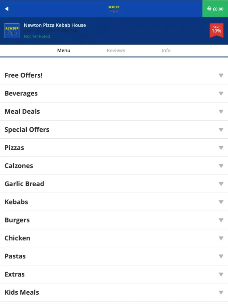 Screenshot di Newton Pizza iPad 