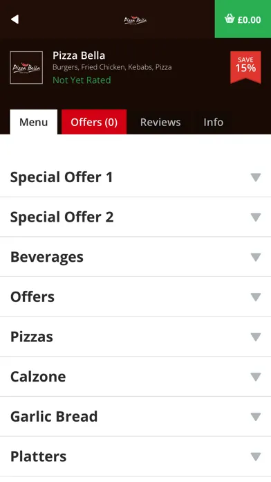 ภาพหน้าจอของ Pizza Bella DN17