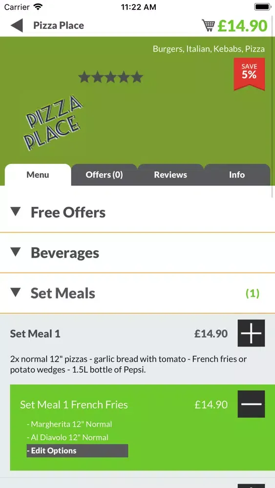 Screenshot di Pizza Place LS14